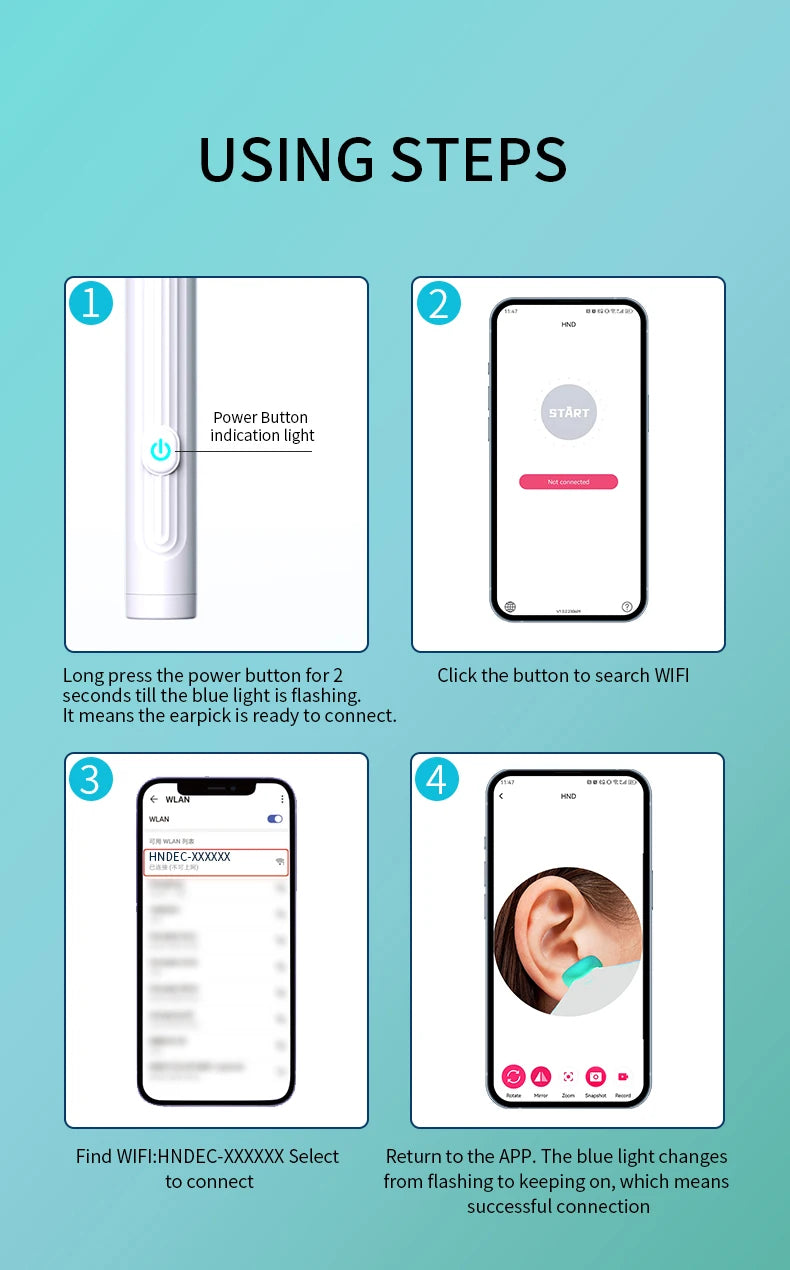 Smart Visual Ear Wax Cleaner