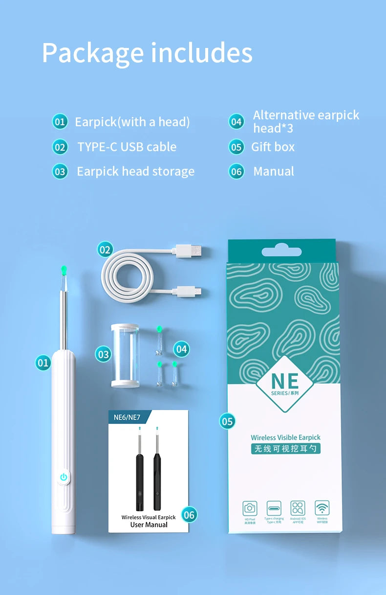 Smart Visual Ear Wax Cleaner