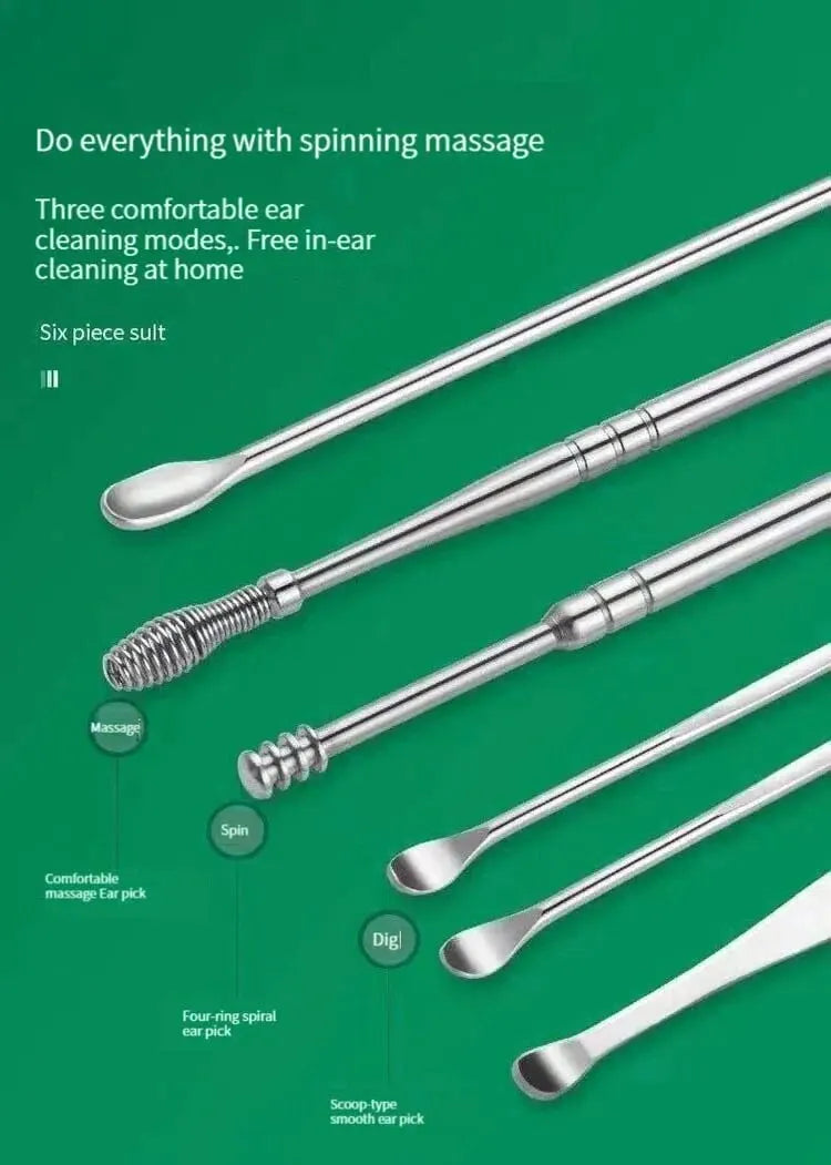 360° Spiral Ear Cleaner Kit