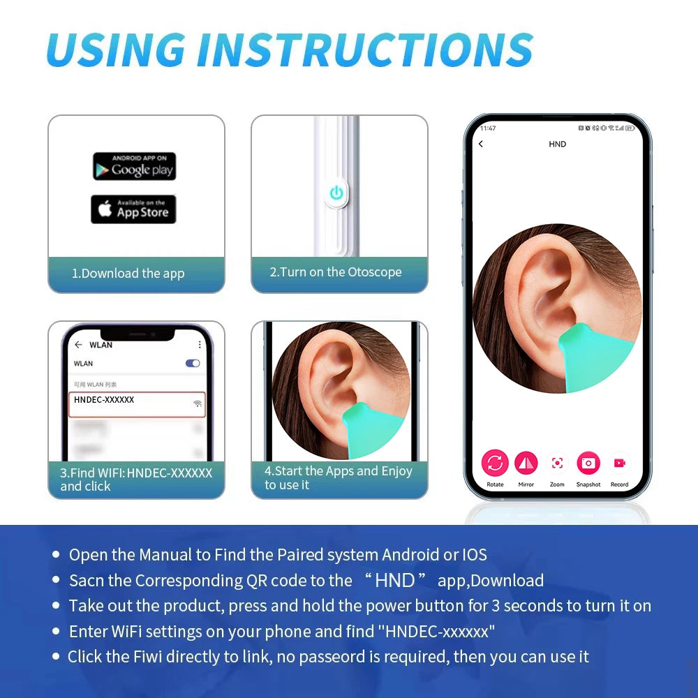 Smart Visual Ear Wax Cleaner