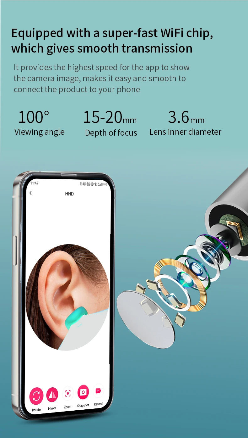 Smart Visual Ear Wax Cleaner