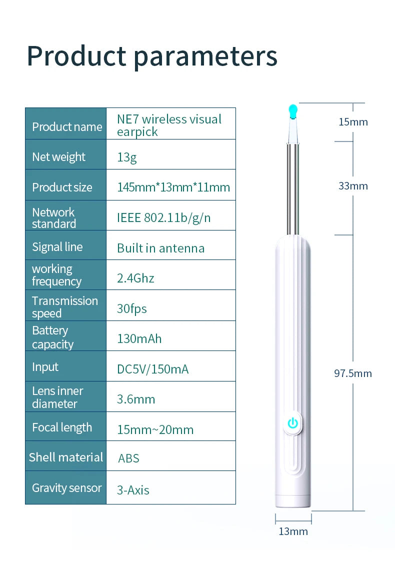 Smart Visual Ear Wax Cleaner