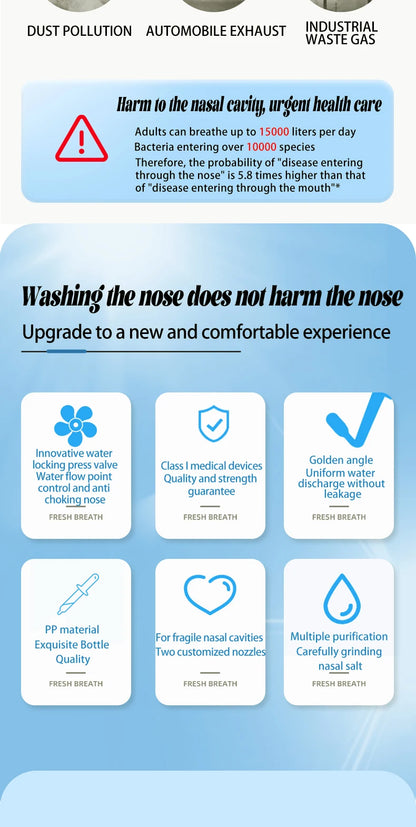 Nasal Irrigation for Easy Breathing