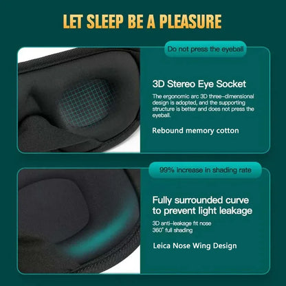 BreatheEasy 3D Sleep Mask